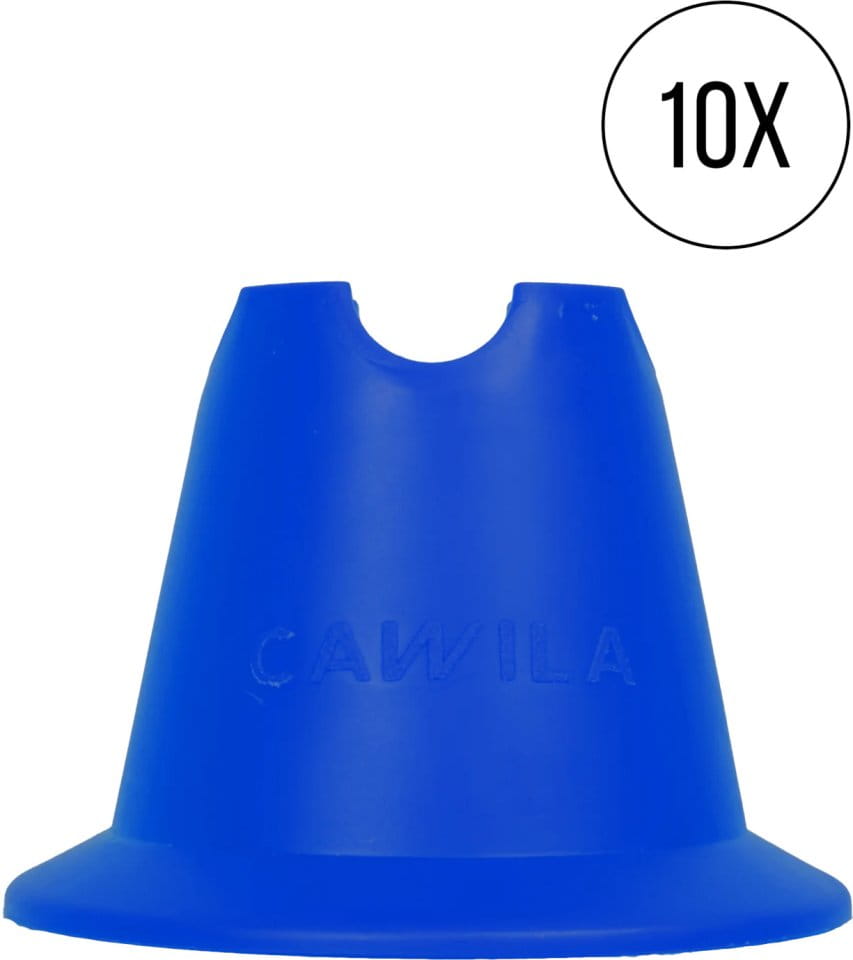 Träningskoner Cawila Mini-Pylone 10er Set Blau