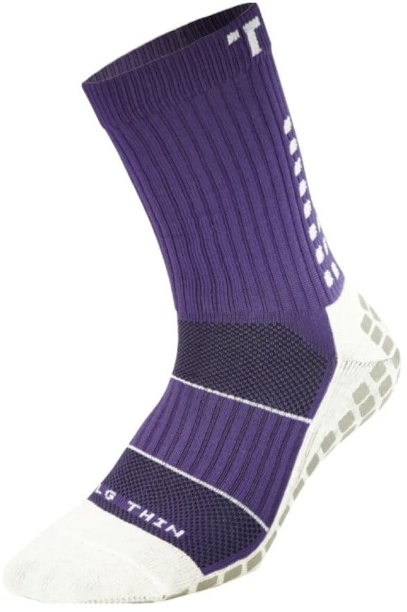 Strumpor Trusox Thin 3.0 - Purple with White trademarks